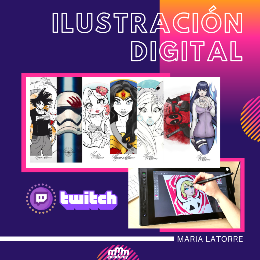 Ilustración digital con María Latorre